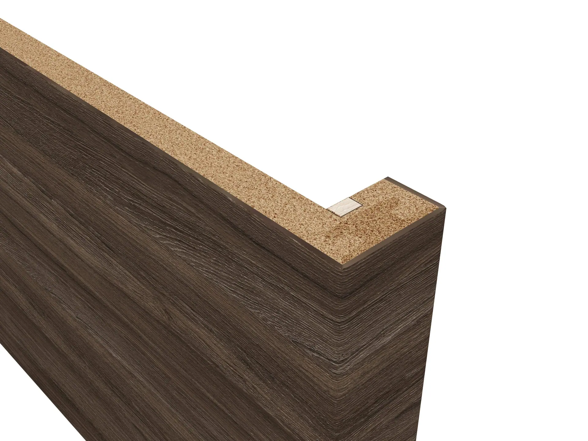 Return Risers custom fabricated from your flooring by Voda Stairs in Seattle