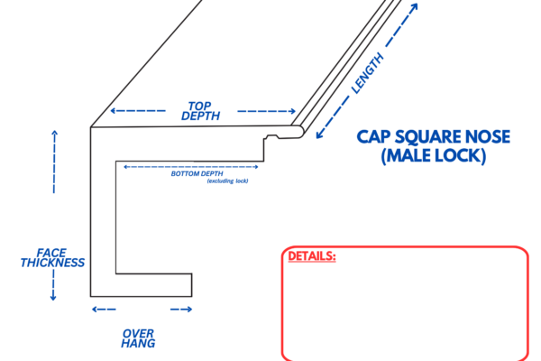 Cap Squarenose (Male Lock)
