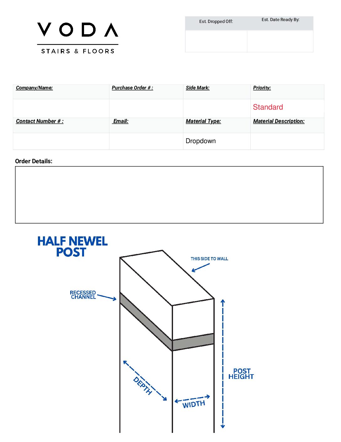 Half Newel Post Preview