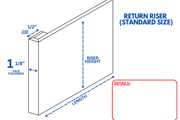 Return riser (Standard Size)
