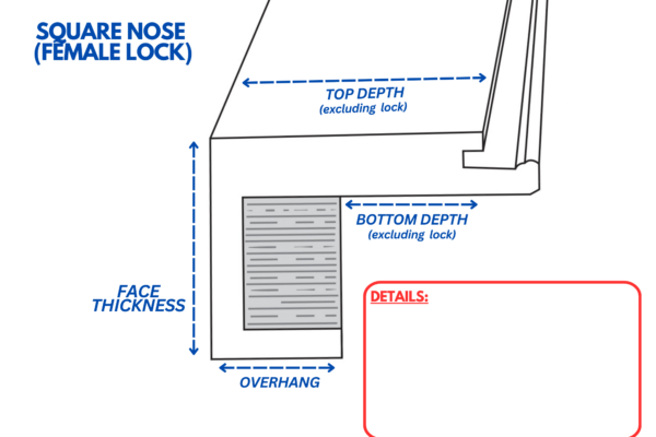 Square Nose (Female Lock)